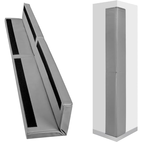 Wall Corner Guards & Edge Protector (6FT TALL 6in SIDES / Gray)