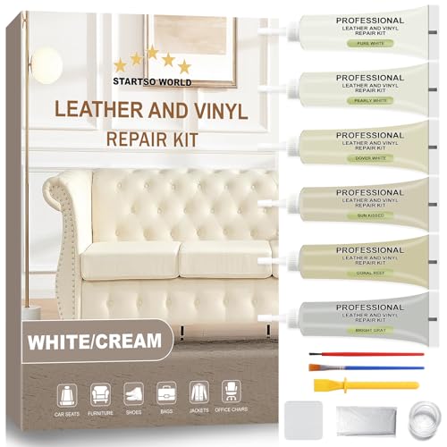 Cream Leather Repair Kit for Furniture (Cream)