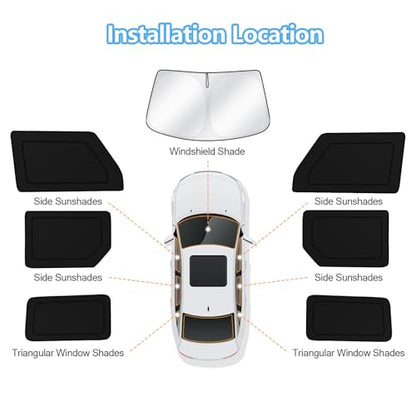 Car Window Shades for Ford Bronco 2021 (FOR | Bronco 2021-2026 (7pcs))