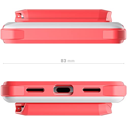 EXEC Google Pixel 7 Pro Wallet Case with Detachable Magnetic Credit Card Holder Heavy Duty Drop Protection Supports Wireless Charging Phone Cover Designed for 2022 Pixel 7 Pro (Pixel 7 Pro / Pink)