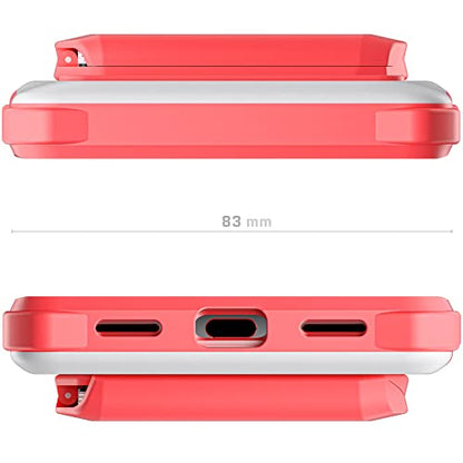 EXEC Google Pixel 7 Pro Wallet Case with Detachable Magnetic Credit Card Holder Heavy Duty Drop Protection Supports Wireless Charging Phone Cover Designed for 2022 Pixel 7 Pro (Pixel 7 Pro / Pink)