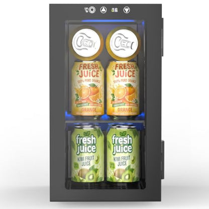 12 Cans Beverage Refrigerator Cooler (Black)