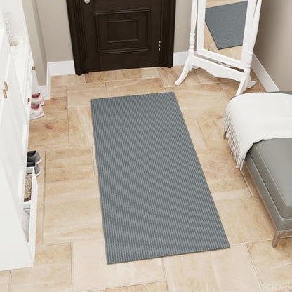 3x3 Indoor Outdoor Door Mat (Grey / 2'7" x 3' (Mat))