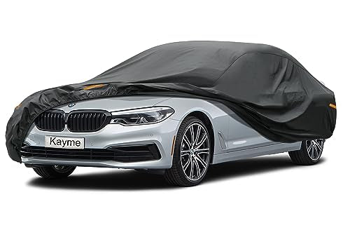 7 Layers Waterproof Car Cover for BMW 6 Series (PE-Black / Custom Fit BMW 6 Series)