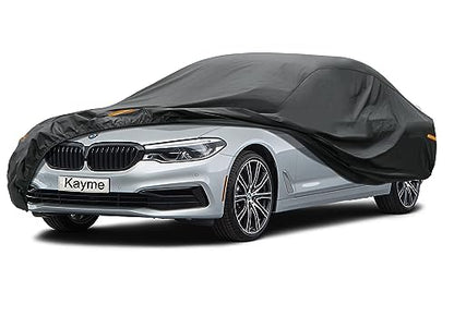 7 Layers Waterproof Car Cover for BMW 6 Series (PE-Black / Custom Fit BMW 6 Series)