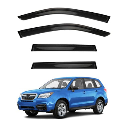 4pcs Window Visors Rain Guards for 2014 (2014-2018 Forester)