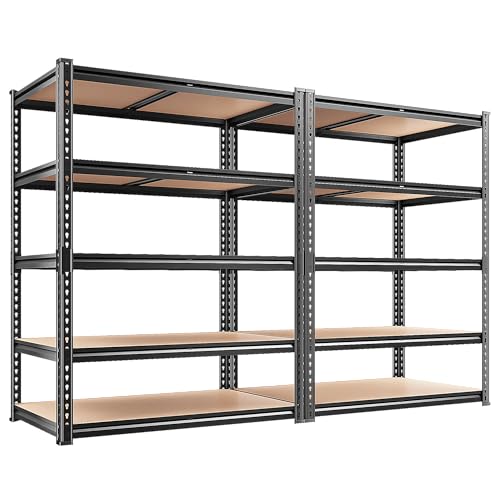 2 Pack Garage Shelving (Black)