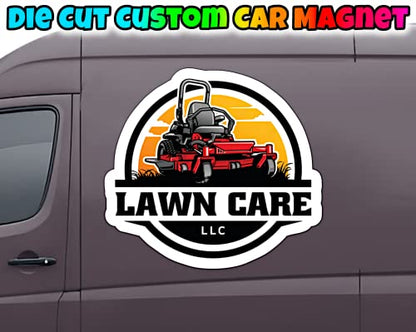 Die Cut Custom Car Magnet Sign