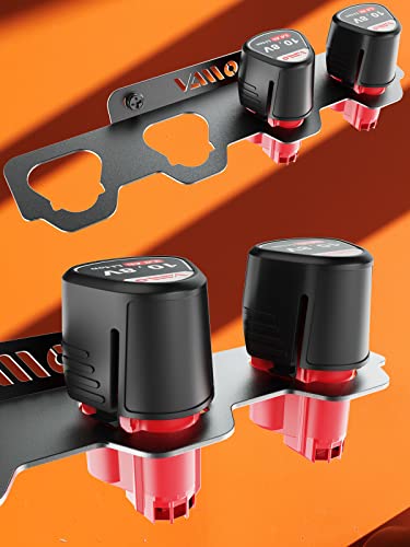 Compatible Milwaukee M12 12V Battery Rack Holder Workshops (Milwaukee Four Rack)