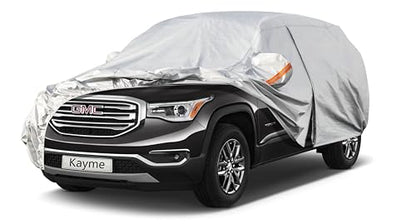 6 Layers Waterproof SUV Car Cover for GMC Acadia 2007 (LM-Silver / 29. Custom Fit GMC Acadia)