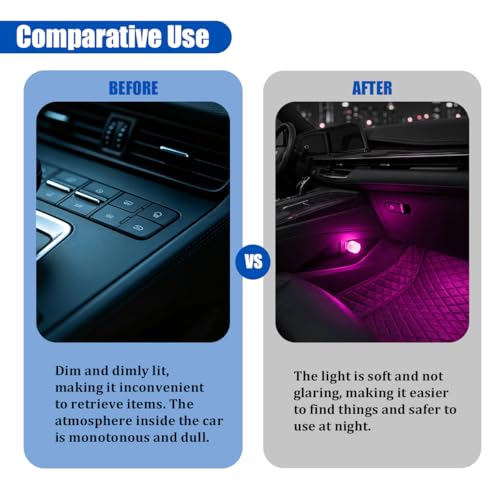 4 Pack USB LED Ambient Lights (Multicolor Slow Flashing)