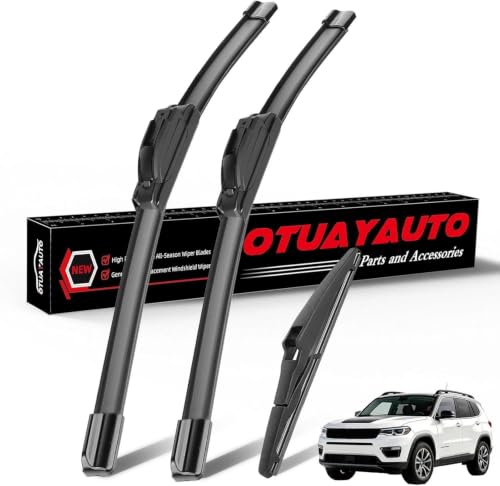 Windshield Wiper Blades Replacement for Jeep Compass 2018 (24"+18"+10")