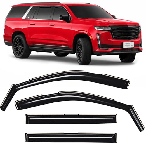 in Channel Extra Durable Rain Guards for Cadillac Escalade ESV 2021 (For Escalade ESV 21-26)