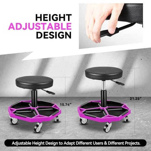 Mechanic Stool (Purple)