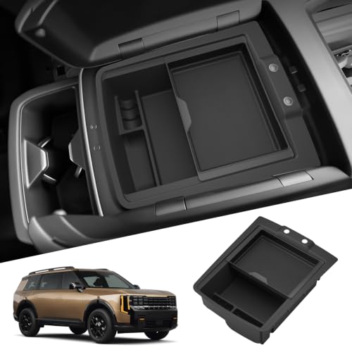 2PCS Center Console Organizer for Kia Telluride 2027 Premium Trims (Armrest Storage Box (Premium Trims))