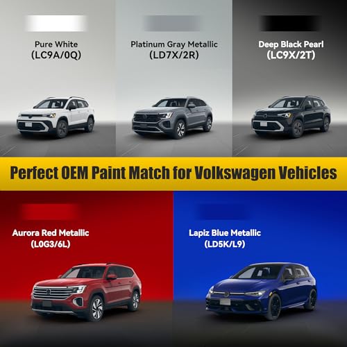LC9A/0Q Pure White Touch Up Paint Compatible with Volkswagen Car Paint Pen (For volkswagen / Pure White(LC9A/0Q） for Pure White(LC9A/0Q) Compatible with All Models)