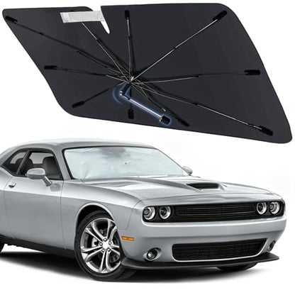 Windshield Sun Shade for Dodge Challenger 2008 (Fit for Dodge Challenger 2008-2023)