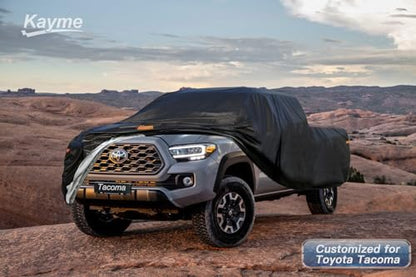Heavy Duty Truck Cover for Toyota Tacoma (2-Tacoma(1995-2025) Xtra/Access/Double SB Bed / PE-Black)