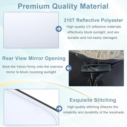Windshield Sunshade for Ford F (for Ford F150 2015-2020)