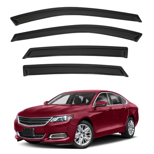 4pcs Window Visors Rain Guards for 2014 (2014-2020 Impala)
