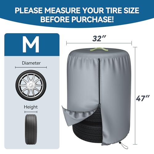 600D Tire Storage Bag (28 inch Diameter, 43inch Height)