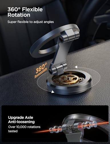 All Metal MagSafe Car Mount (Silver)