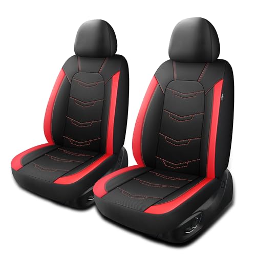 Front Car Seat Cover (N2 Black Red / Front Seat)