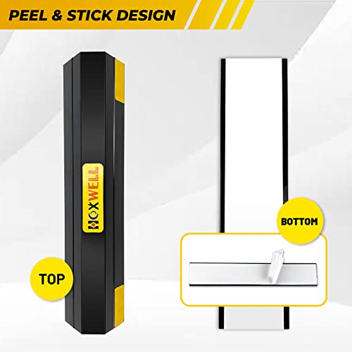 New Updated 18" 2 Packs Heavy Duty Parking Stopper for Garage (2pc 18'' 1.8''H)