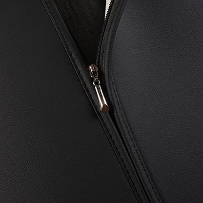 Car Seat Covers for Dodge Ram 2 Pcs Front (2 PCS Front,Black-Grey)