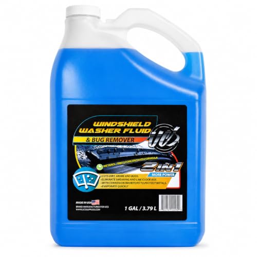 Windshield Washer Fluid 2 (Blue / 128 Fl Oz (Pack of 1))