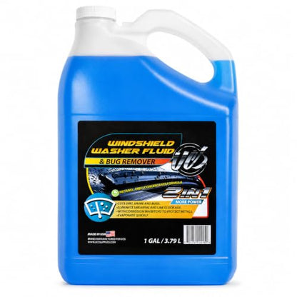 Windshield Washer Fluid 2 (Blue / 128 Fl Oz (Pack of 1))
