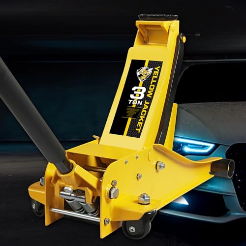3 Ton Hydraulic Floor Jack Dual Pump for Quickly Car Lift (Steel / 3T low profile dual pump)