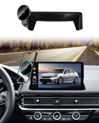 15W Magnetic Charger Phone Holder for Honda Civic 2022 (Magnetic Wireless Charger / Civic 2022-2026 (7/9 inch screen))