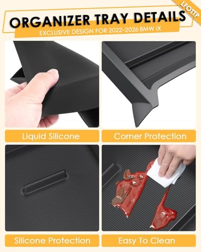 For BMW iX Lower Console Tray (Lower Center Console)