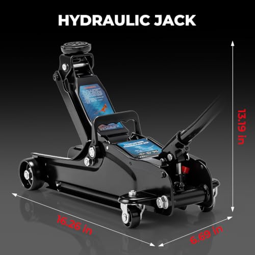 2.5 Ton Car Truck Floor Jack Service Heavy Duty Steel Hydraulic Low