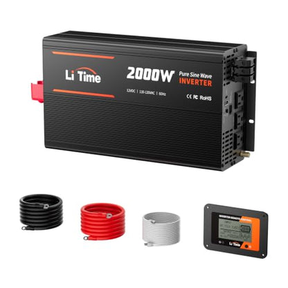 2000W Pure Sine Wave Power Inverter (12V 2000W Inverter (Remote Control))
