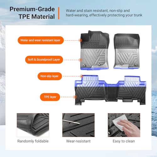 Floor Mats Cargo Mat Compatible with 2013