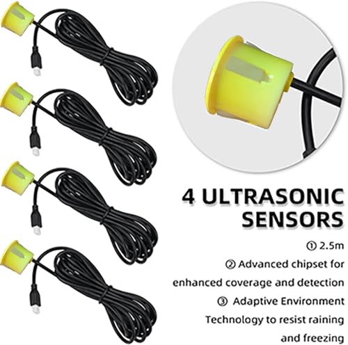 Parking Sensor Kit LCD (Yellow)