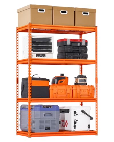 Storage Shelves (Orange / 20" D x 40" W x 60" H)