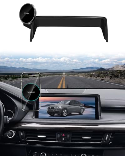 Magnetic Charger Phone Holder for BMW X5 2014 (Magnetic Wireless Charger / 2014-2018 BMW X5/2015-2019 X6 | 10.2-Inch)