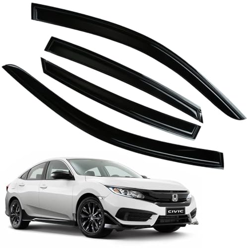 Rain Guards for Honda Civic 2016 (For Honda Civic 2016-2021)