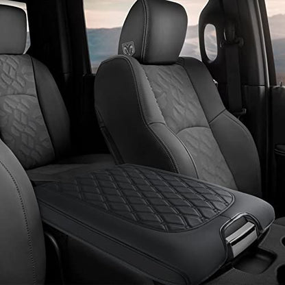 Custom Fit Console Cover for 2013 (PVC Leather-Black / for Jump Seat 2013-2026 Ram)
