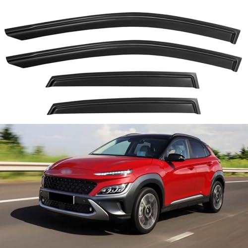 Window Visors Rain Guards for 2018 (2018-2023 Hyundai Kona)