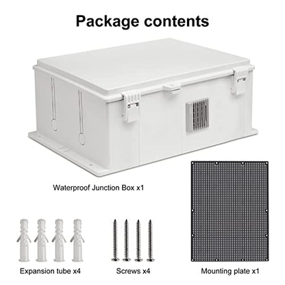 Outdoor Electrical Junction Box (9.2"H x 7"L x 4.6"W & Standard)