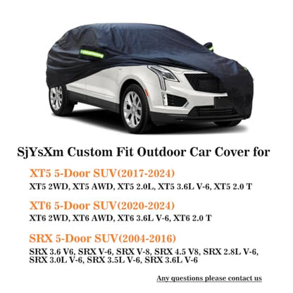 Custom Car Cover Compatible with Cadillac XT5 2026 (Compatible with Cadillac XT5/XT6/Lyriq/Optiq)