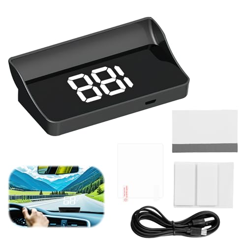Heads Up Display for Cars (HUD Speedometer (White Display))