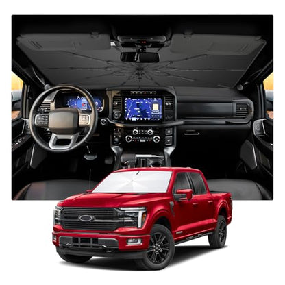 for Windshield Sunshade Umbrella for 2021 (for 2021-2026 Ford F150)