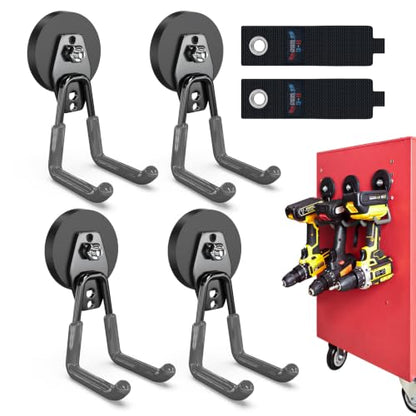 Heavy Duty Magnetic Hooks (2.6"x4-SU / Gray)