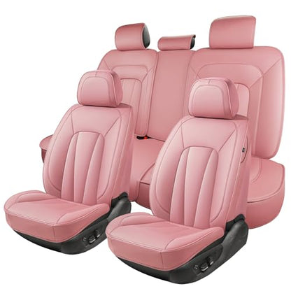 Pink Car Seat Covers (Full Set / Pink)