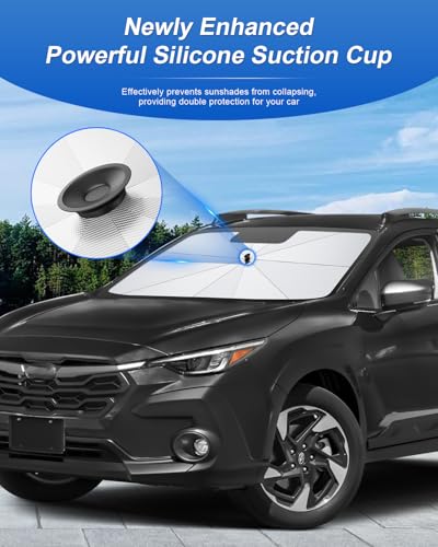 for 2026 2027 Subaru Crosstrek Car Windshield Sun Shade Umbrella for 2024 (2024-2027 Crosstrek)